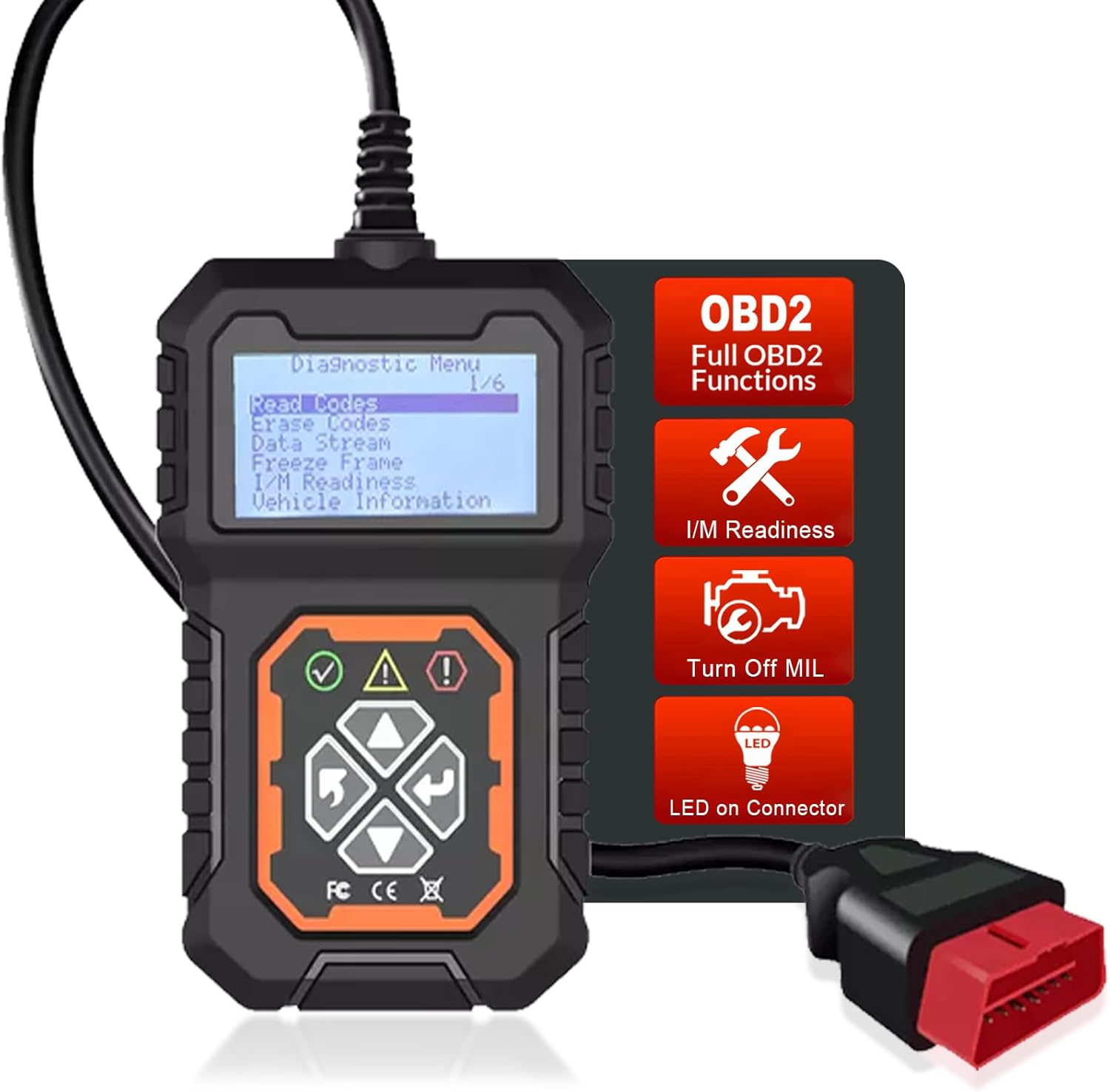 T35 Car Code Reader, OBD2 Car Code Scanner Check Engine