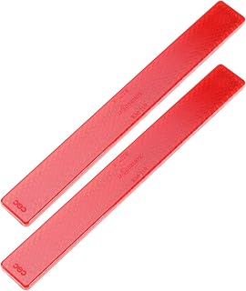 2Pcs Motorcycle Reflector E-Mark Certification Safety Reflective Sticker Accessories for Car Motorcycle Trucks 166x20x6mm Red