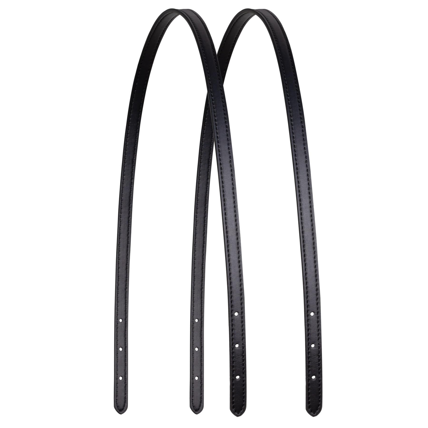 Allzedream lederen riem voor handtassen, 2 stuks, Bruin, Medium