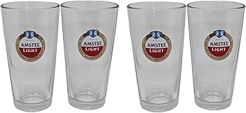Amstel Lite Pint Glass - Set of 4