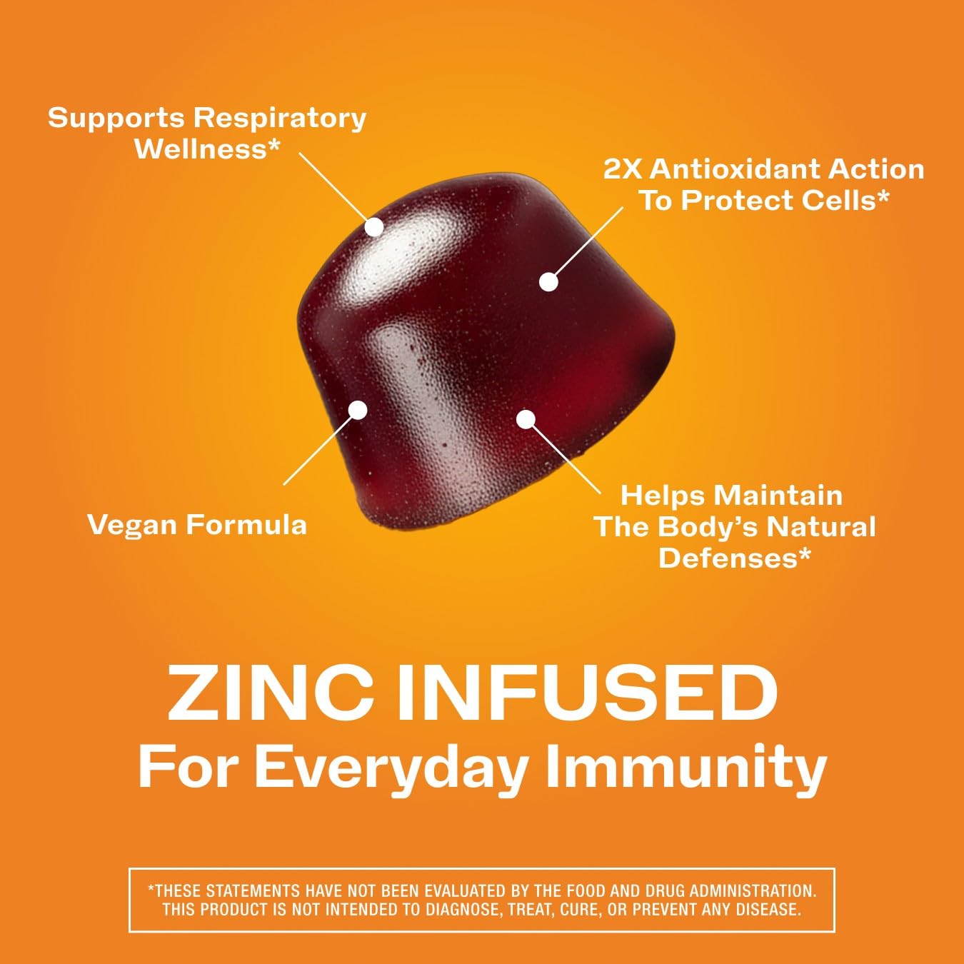 NutriDense Berrylicious Immunity*, Elderberry & Zinc Chewables,1 mo supply — Amazon image 5