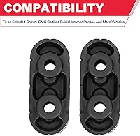 Vista 3 de Aislante Colgante de Silenciador de Escape (2 piezas) 15092802 Se adapta para Chevy Express Suburban Silverado 1500 2500 3500 HD, para Yukon Savana