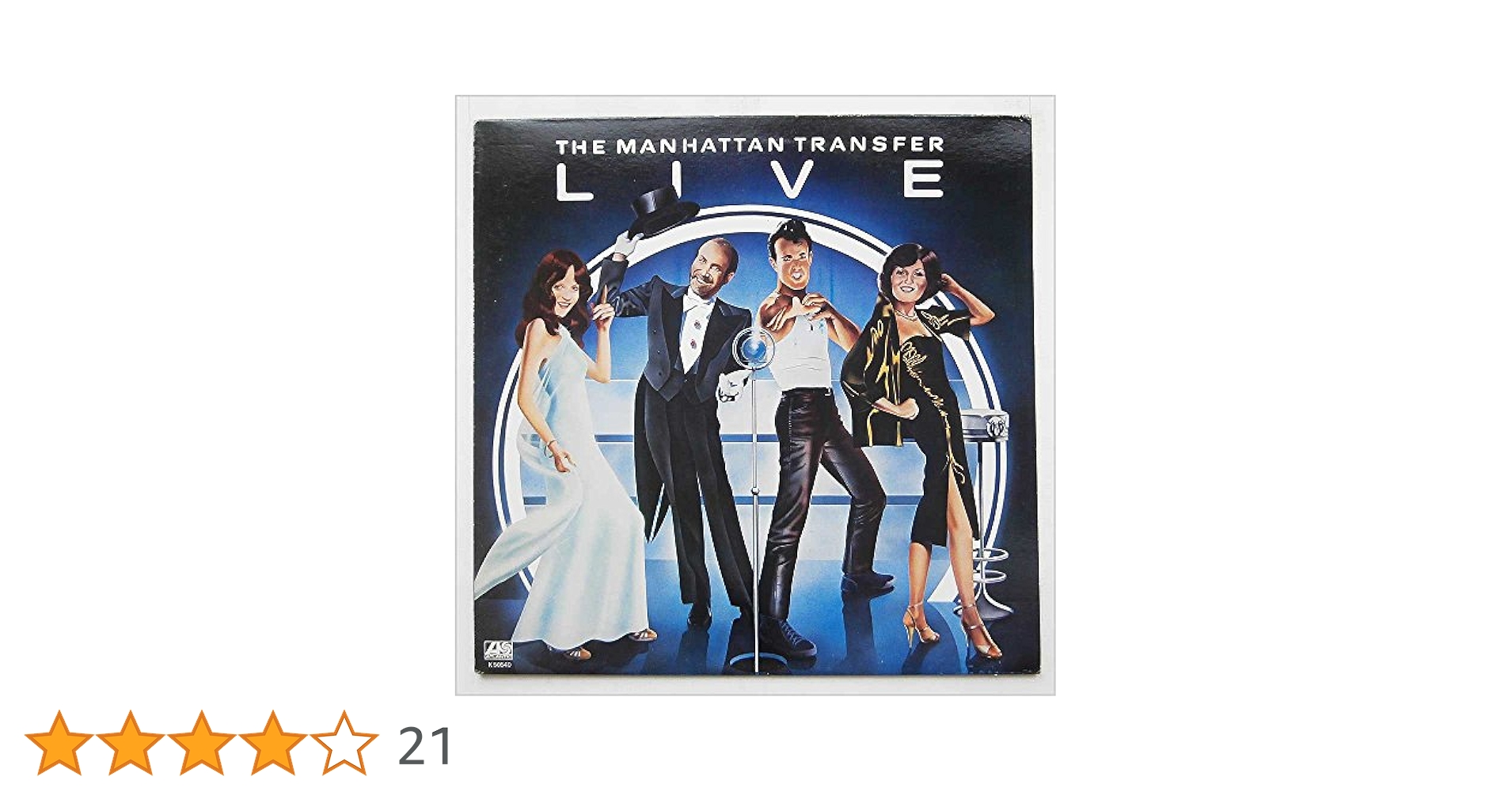Amazon.co.jp: The Manhattan Transfer Live [LP]: ミュージック