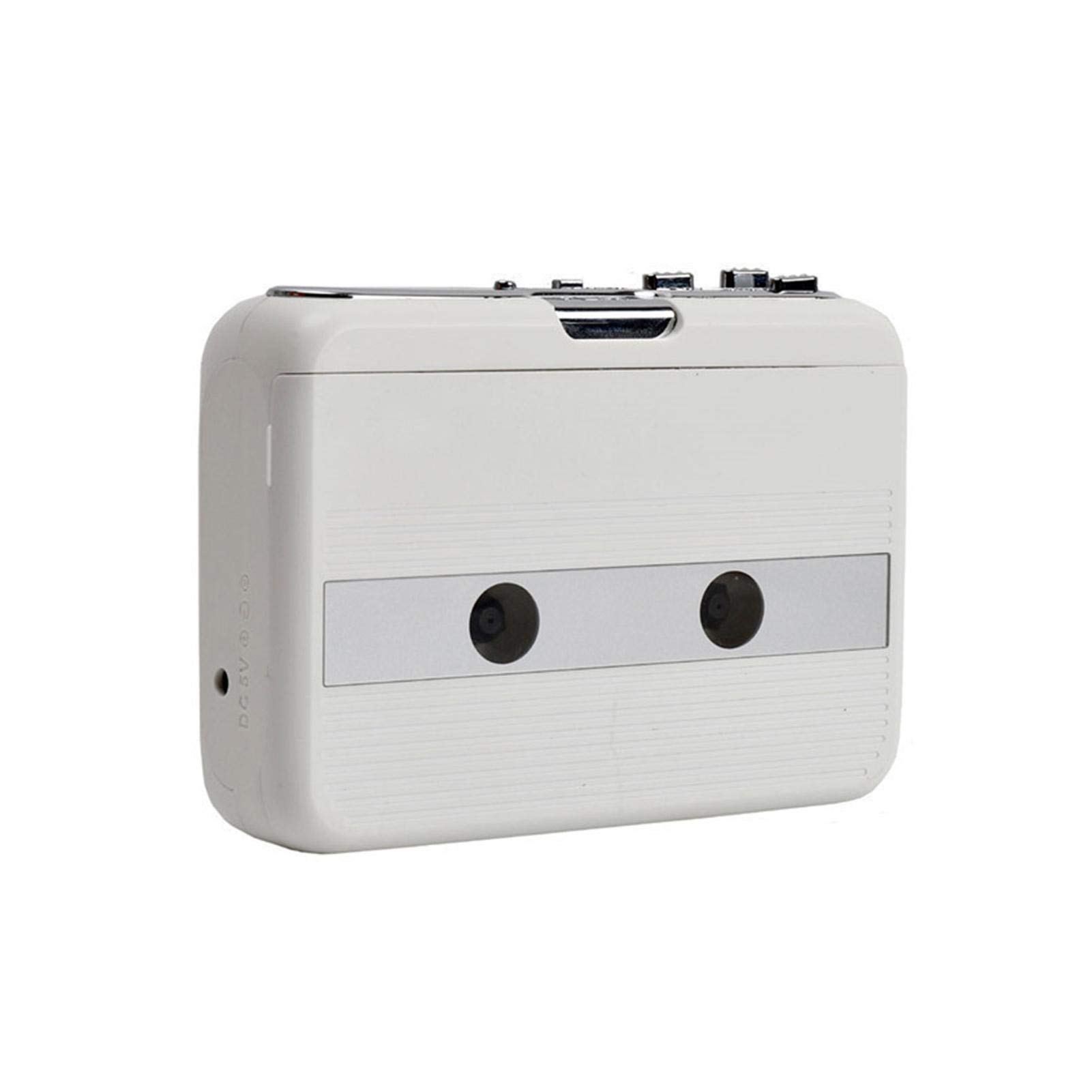 Bluetooth Cassette Player Tape Player Bluetooth Output to Headphone/Speaker Portable Walkma n Cassette Player FM AM Radio Battery/USB Power Supply,Built In Mic 3.5mm Headphone Jack