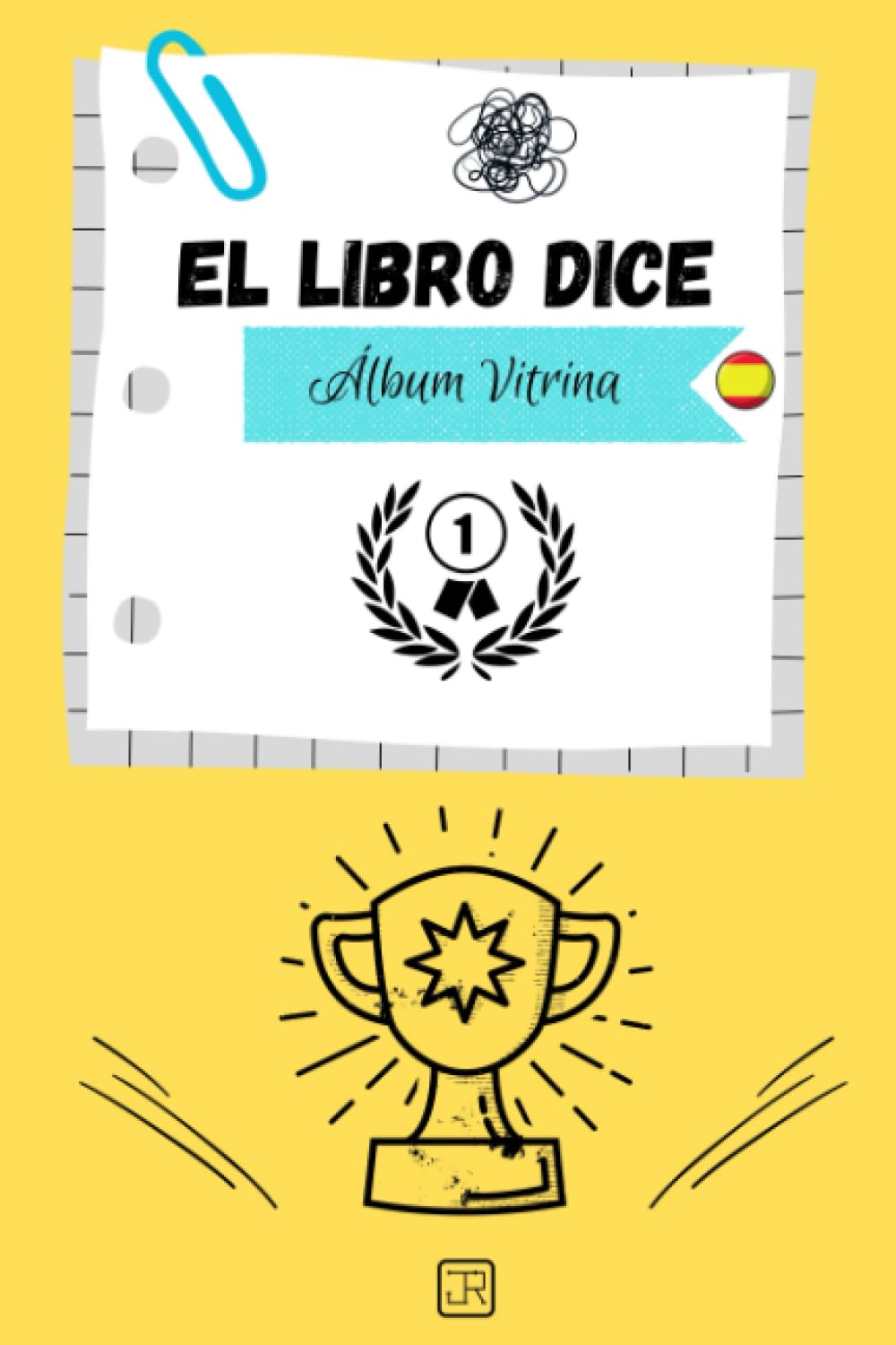 Álbum Vitrina El Libro Dice version espagnole cadre souvenir 20x20 cm