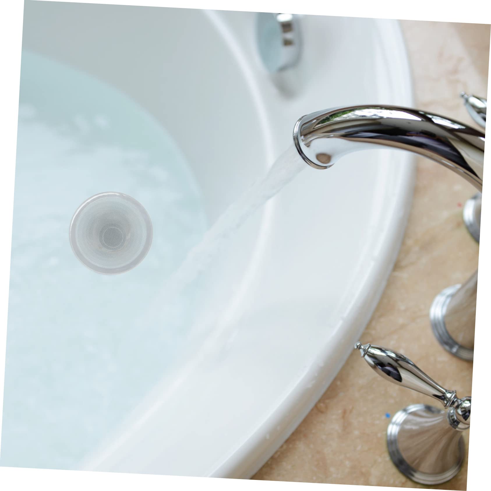 NUOBESTY 3 Sätze Haarsieb Für Badewanne Multifunktionaler Abflussfilter Rostfreiem Stahl Teiliges Langlebig Und Einfach Zu Reinigen Verhindert Verstopfungen Und Hält Haare 4 Stück * 3