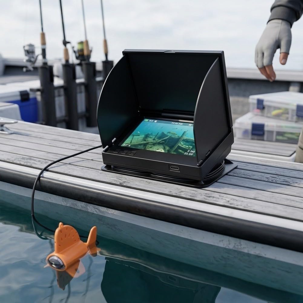 para cámara de Pesca 10MP Gran 220° para Mar y Hielo para cámara