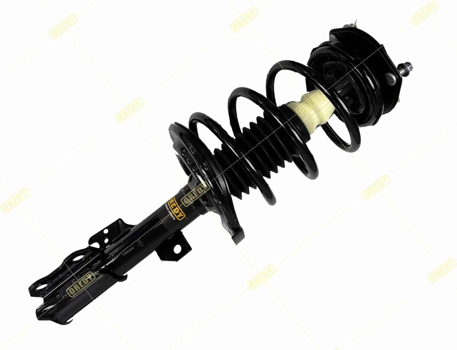 OREDY 172206 Front Driver Side Strut for 2004 2005 2006 Toyota Camry Solara Lexus ES330 Single Complete Left Shock Absorber w/Coil Spring Assembly
