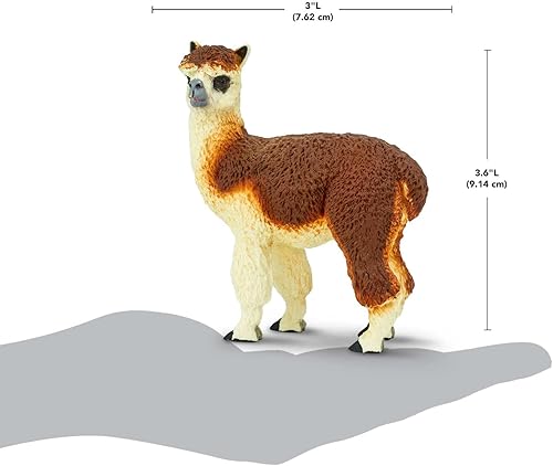 Miniatura 3 de Safari Ltd. Figura de alpaca  Figura detallada de plástico de 3.75 pulgadas  Divertido juguete educativo para niños, niñas y niños a partir de 3 años