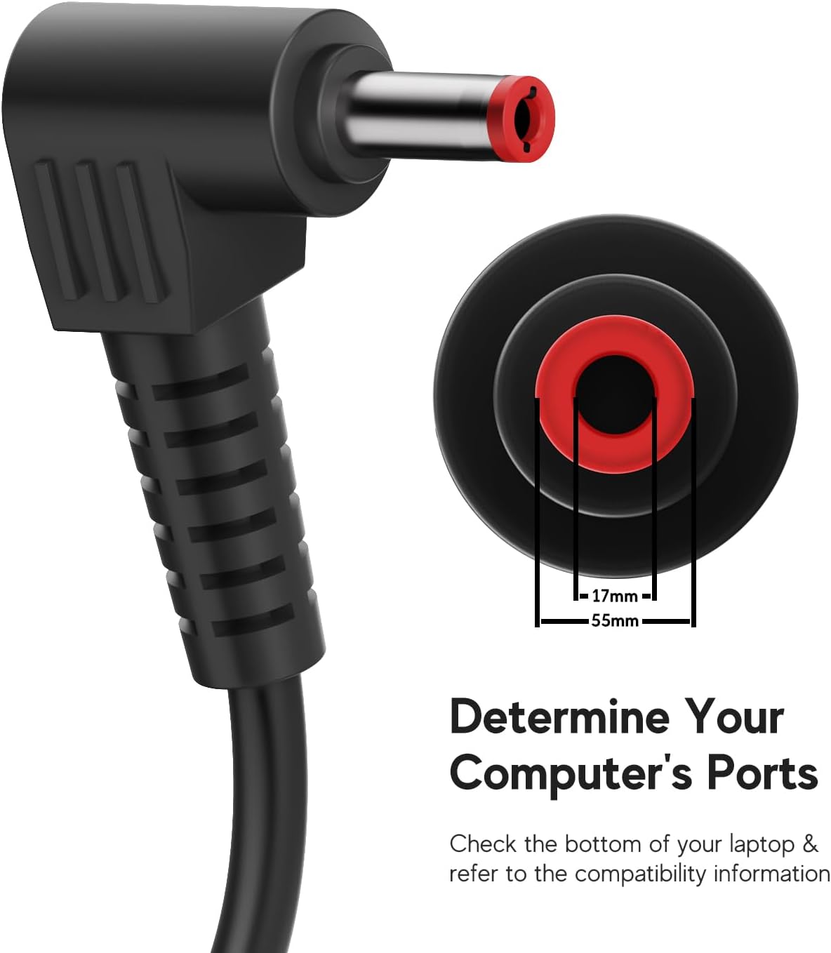 A CER Nitro 5 DC Converter 19.5V 150W Car Charger Fit for Nitro V16 V15 Gaming Laptop Nitro 7 5 AN715-51 AN515-54 AN515-55 N18C3 N18C4 AN515-56 AN515-42 AN515-52 AN517-51 Adapter Power Cord Supply