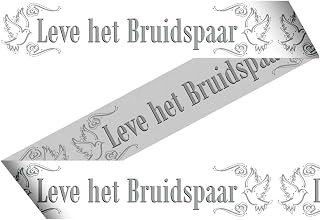 Folat Markeerlint Afzetlint-Leve het bruidspaar-15 m, Color Blanco (1)