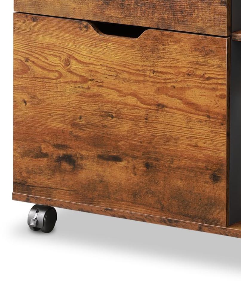 Amazon.com: DEVAISE 3-Drawer Wood File Cabinet, Mobile Lateral