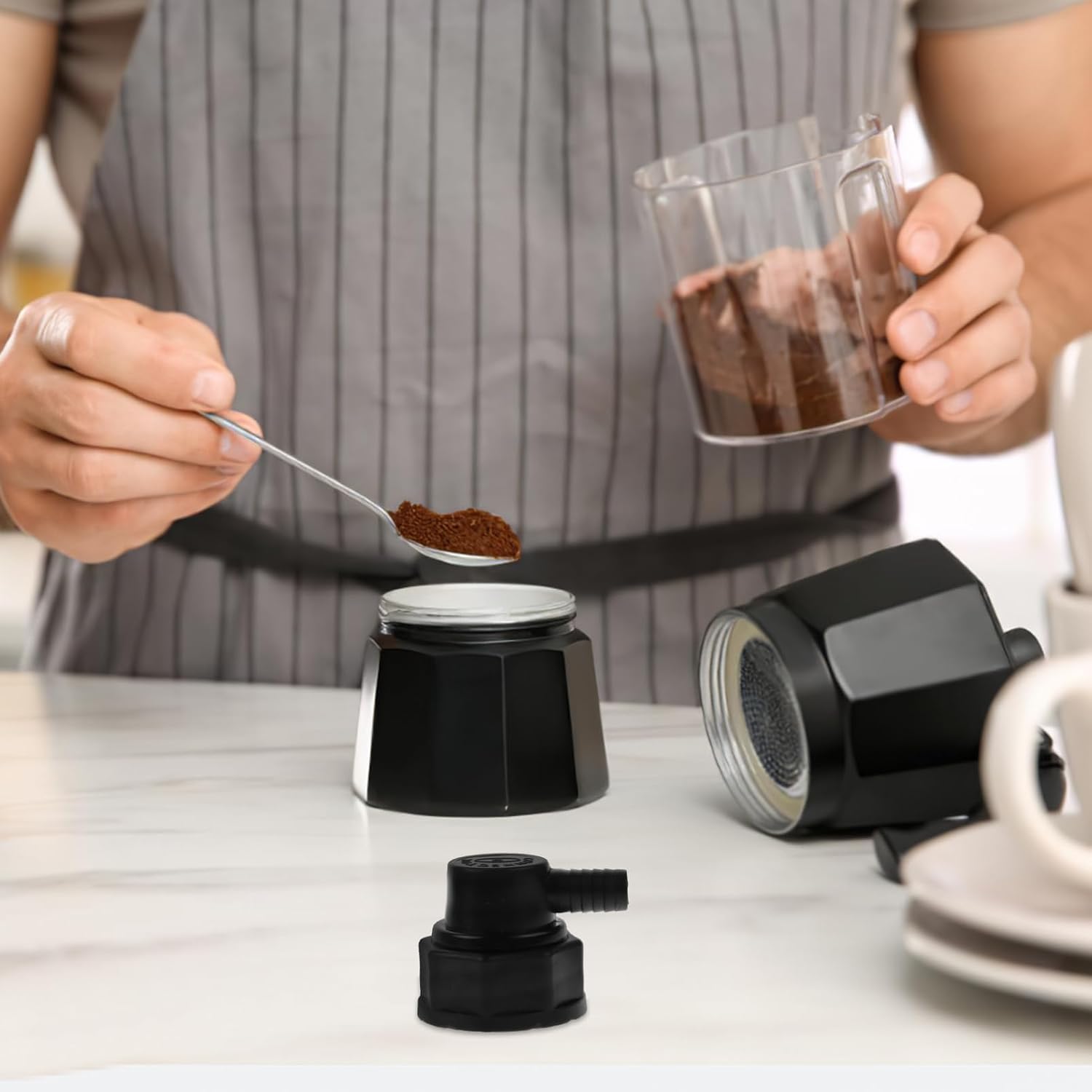 Carbon Syrup Valve Connector Quick Bag Dispenser PE Black Beverage