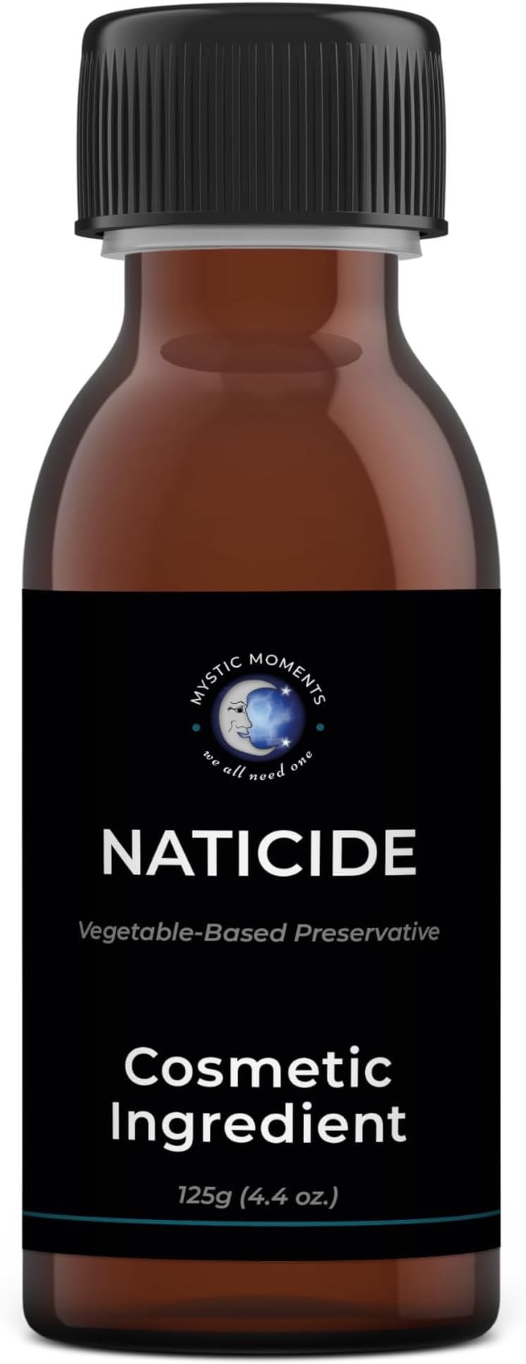 Mystic Moments | Naticide Preservative | INCI: Parfum or Fragrance | Natural Antimicrobial Preservative | Vanilla & Almond Aroma | Broad Spectrum Cosmetic Use | Vegetable Based | 125g