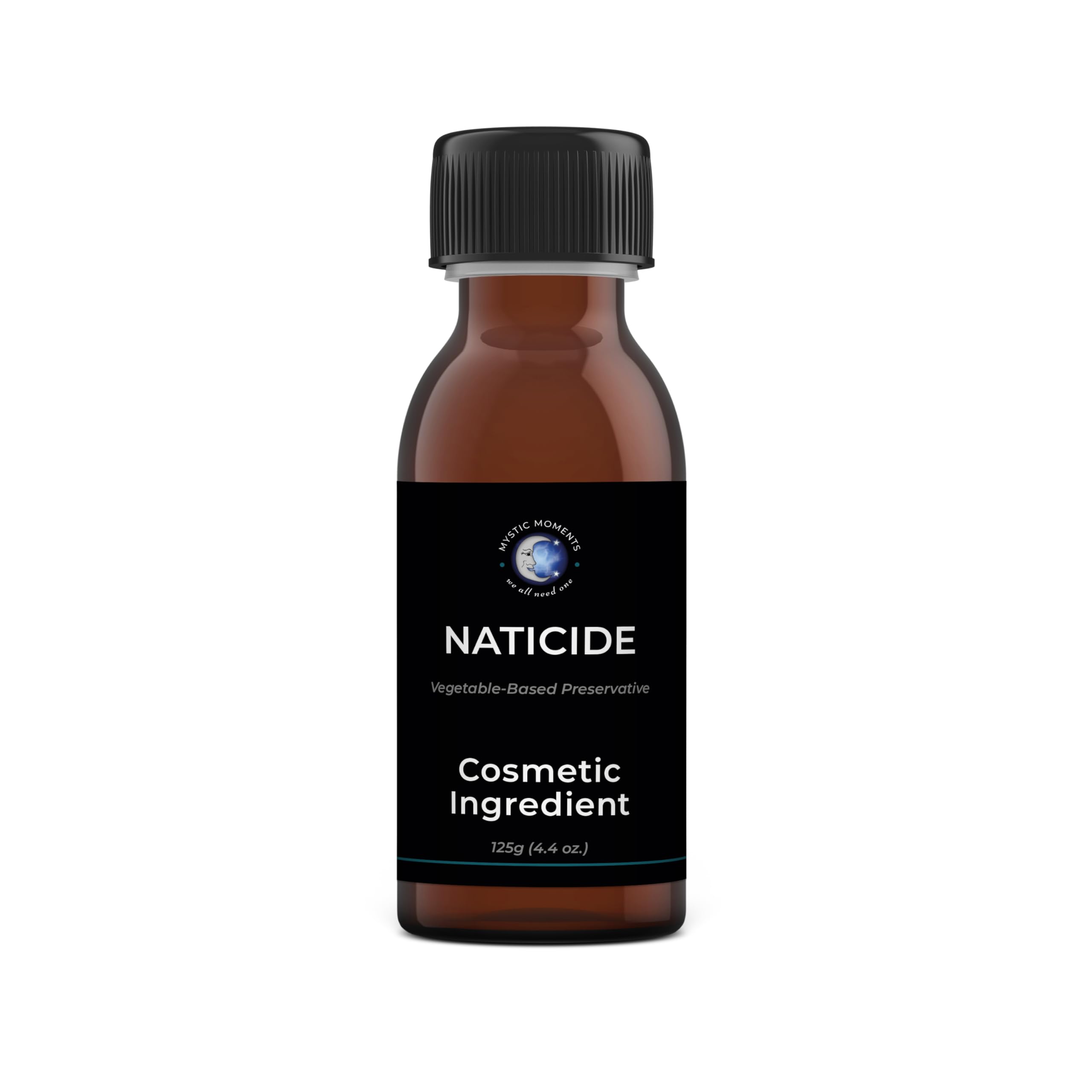 Mystic Moments | Naticide Preservative | INCI: Parfum or Fragrance | Natural Antimicrobial Preservative | Vanilla & Almond Aroma | Broad Spectrum Cosmetic Use | Vegetable Based | 125g