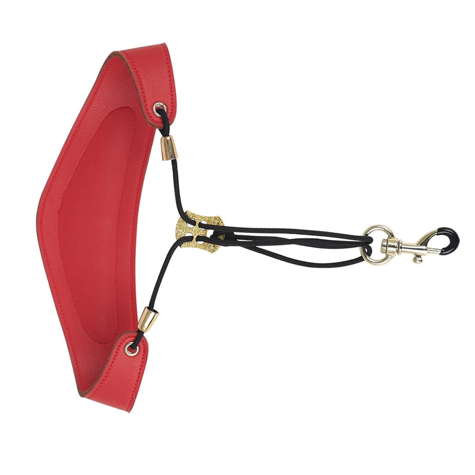 Pasek Do Saksofonu Plus Pasek Bawełniany Pasek Na Szyję Z Metalową Klamrą Sax, Pasek Na Ramię Zapobiegający Spadaniu Akcesoria do Saksofonu Części (Color : Red)