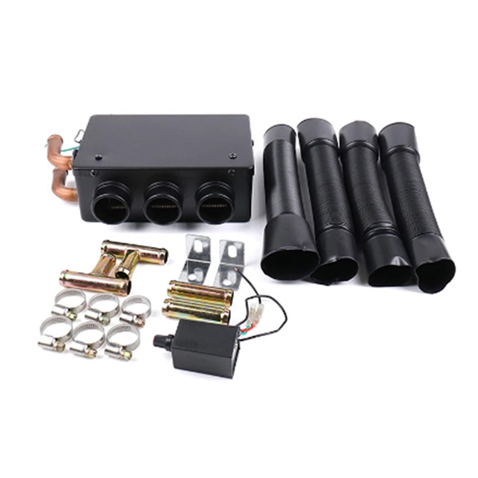 rdzeń nagrzewnicy auto Universal Automotive 50W 3-otworowy podgrzewacz samochodowy 12/24v przeciw zamarzaniu podgrzewacz zbiornika wody ogrzewanie odmrażacz suszarka do ciężarówki Van