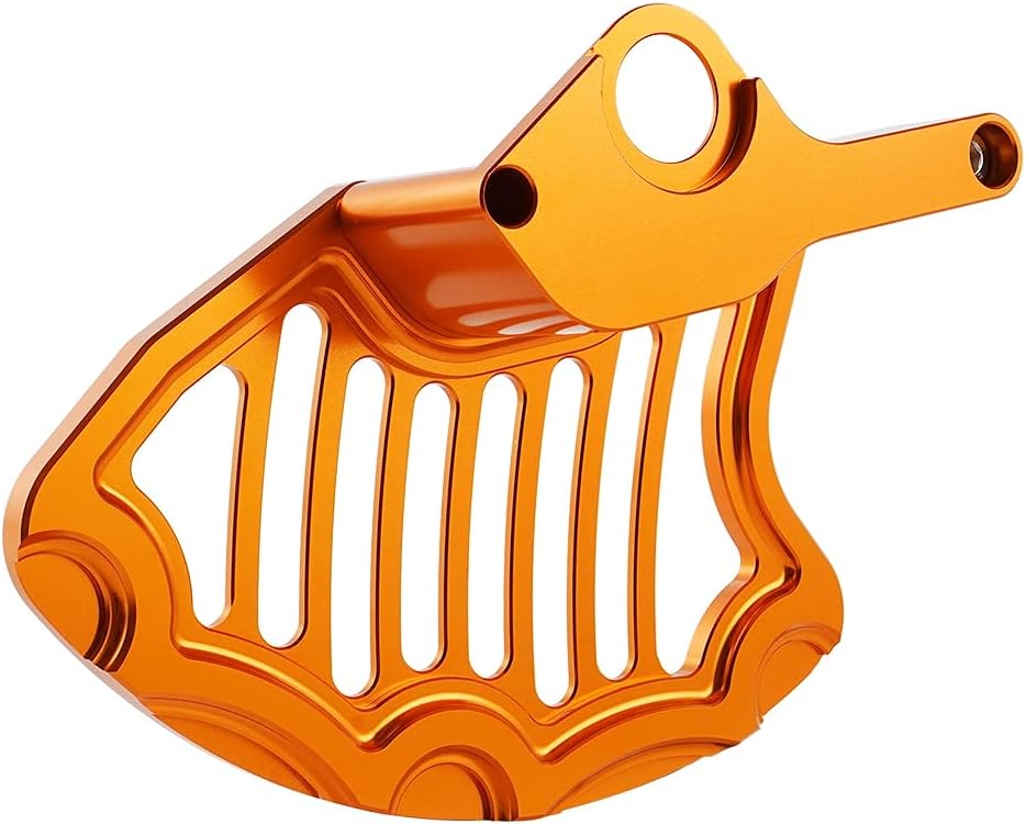 Motorcycle Front Rear Brake Disc Guard Protector For 125 250 300 350 400 450 500 EXC EXCF SX SXF XC XCF XCW TPI 6D 2016-2022 (Color : Rear Guard Orange)