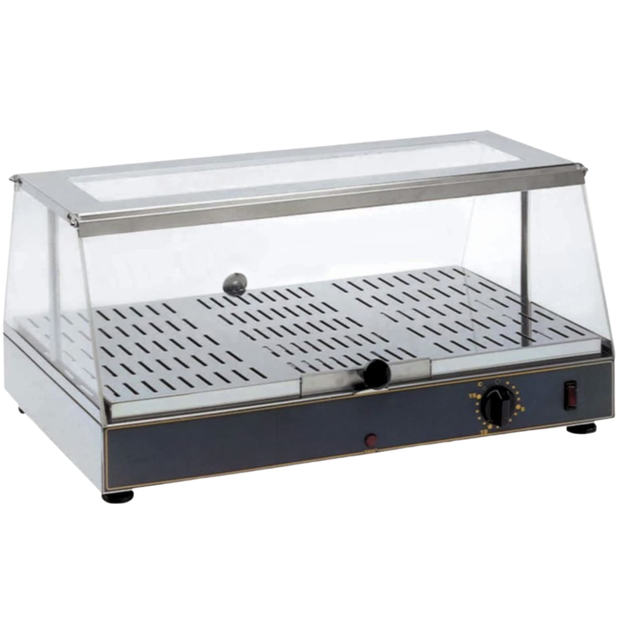 EquipexWD-100 Top Gon 24" Single Shelf Commercial Countertop Display Warmer, Stainless Steel, 120V