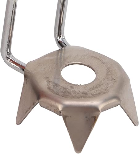 Miniatura 9 de Otros accesorios de herramientas de montañismo Punta de caña de hielo de 5 puntas, bastón de trekking de acero inoxidable Crampón Punta de hielo