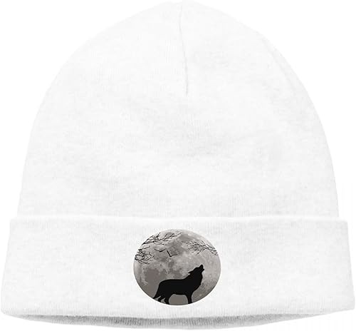 Gorro de lana vikingo con diseño de lobo vikingo para hombre, impresión 3D, mito nórdico, Odin Fenrir para invierno, cálido, elástico, fino