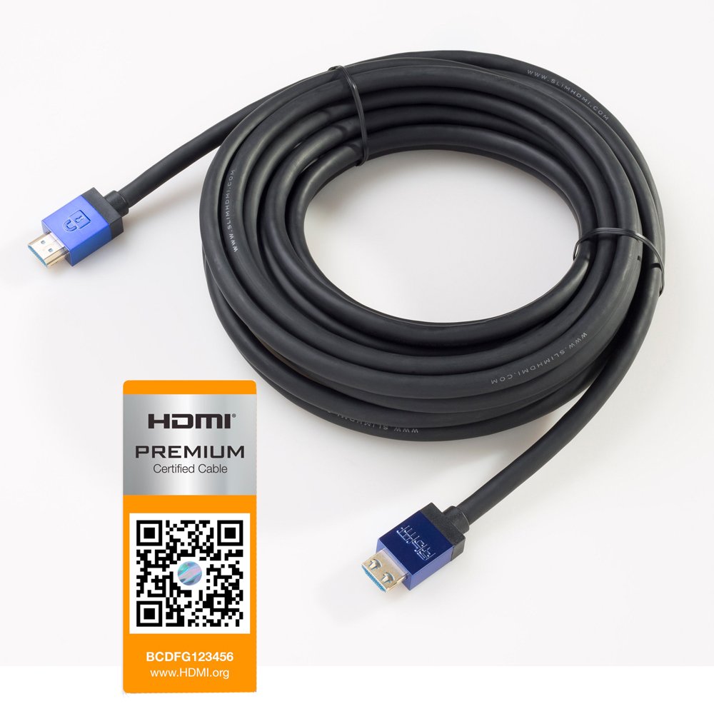 0.5m (50cm) Male Mini (Type C) to Male (Type A) Cable, The World's Slimmest HDMI Lead? (Gold Plated, 1080p, 3D, High Speed, ARC) — view 25