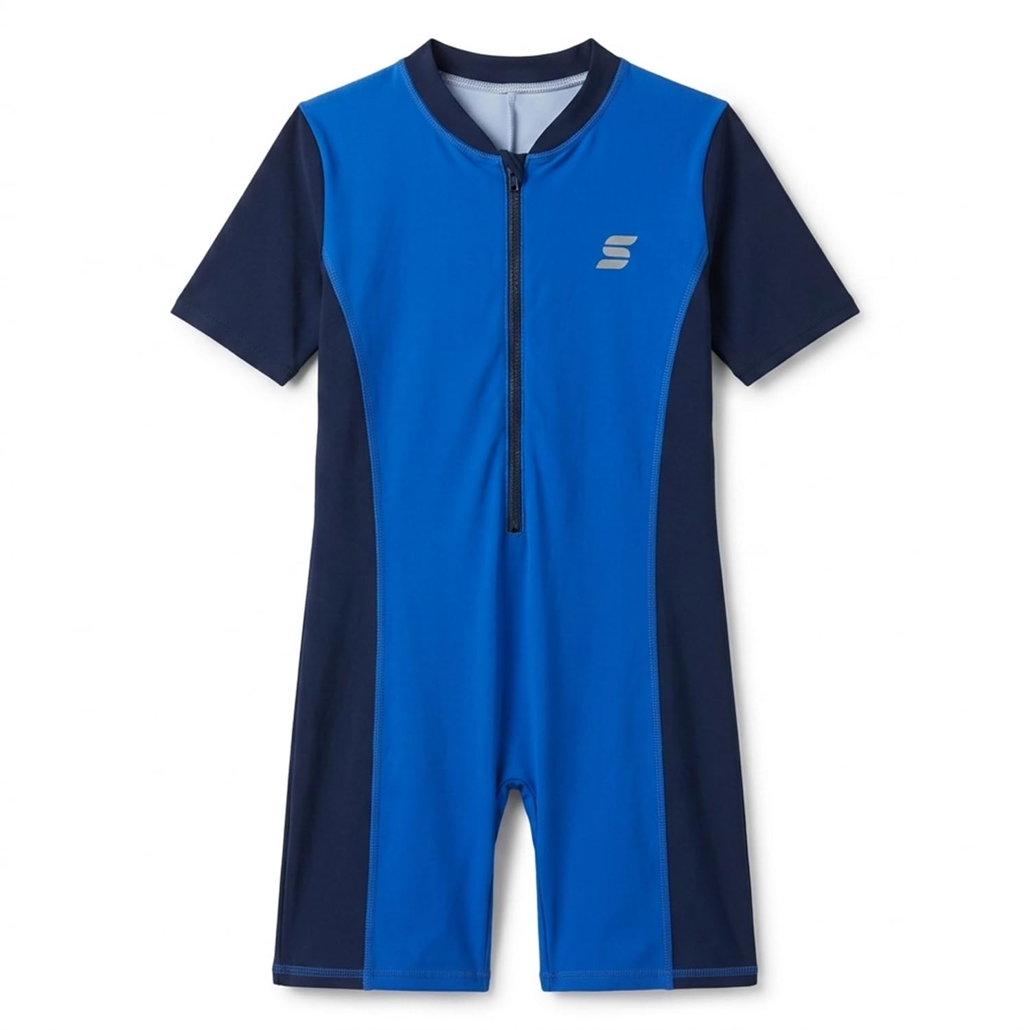 Amazon Brand: Symactive - One Piece Swimming Costume for Girls - 12 to 13 Years - Royal Blue & Navy Blue-image-39