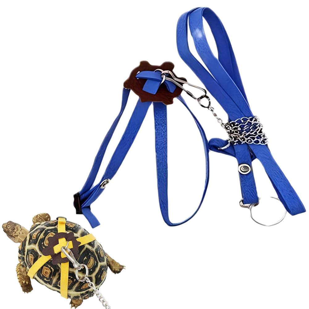 Tortoise Leash，Adjustable Control Rope Turtle Leash and Harness Pet Walking Rope for Small Medium and Large Turtle Pets Outdoor Walking Training