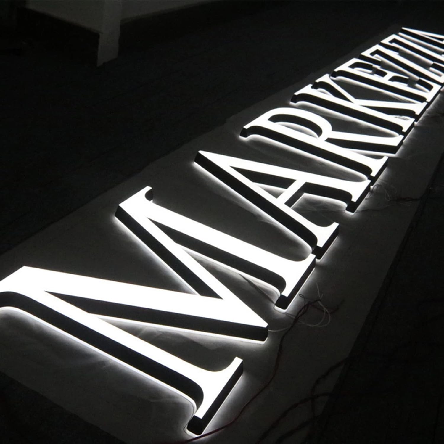 Lighted House Numbers, Backlit Floating LED Address Numbers