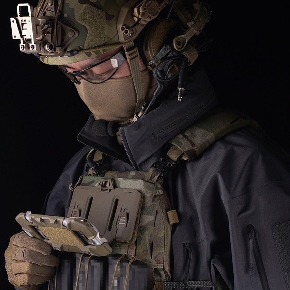 Ratch De Teléfono Móvil Militar Mapa De Bolsa De Cofre Mapa del Panel De Administración Molle Plegable Plegable Tablero De Navegación