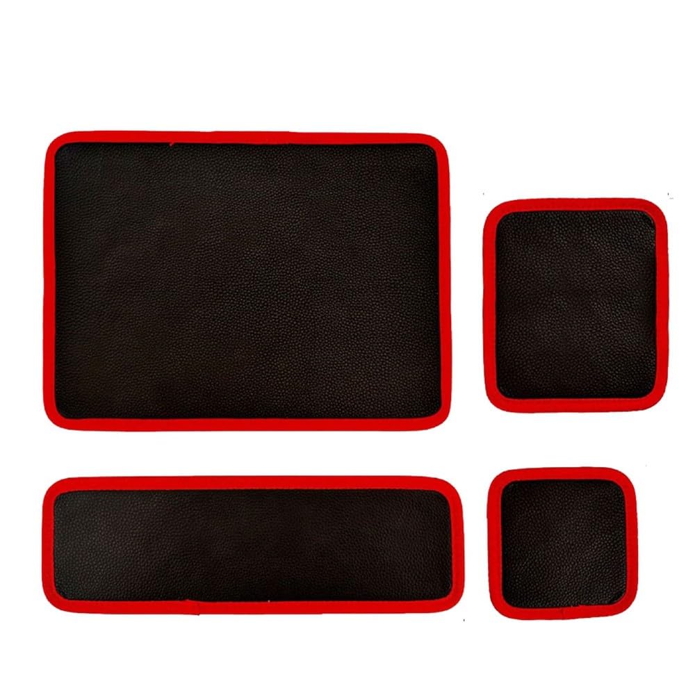 Juego de 4 Piezas de Alfombrillas Magnéticas para Herramientas, Alfombrillas Magnéticas Flexibles para Taller y Reparación Automotriz, Organiza Llaves, Tornillos, Pernos