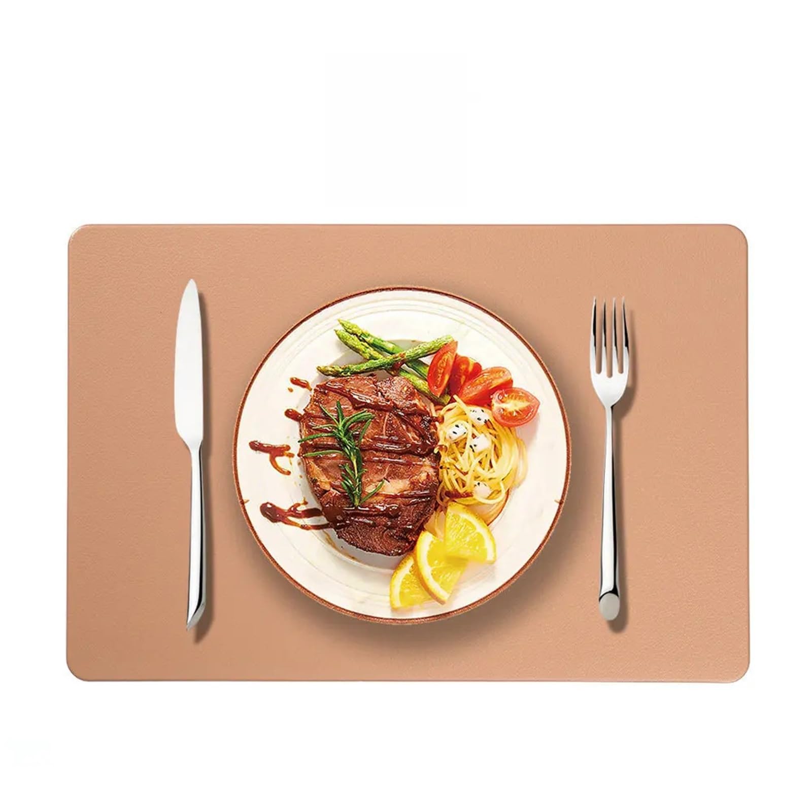 Solid Color Placemats 4pc PU Solid Color Place Mats 30x45cm
