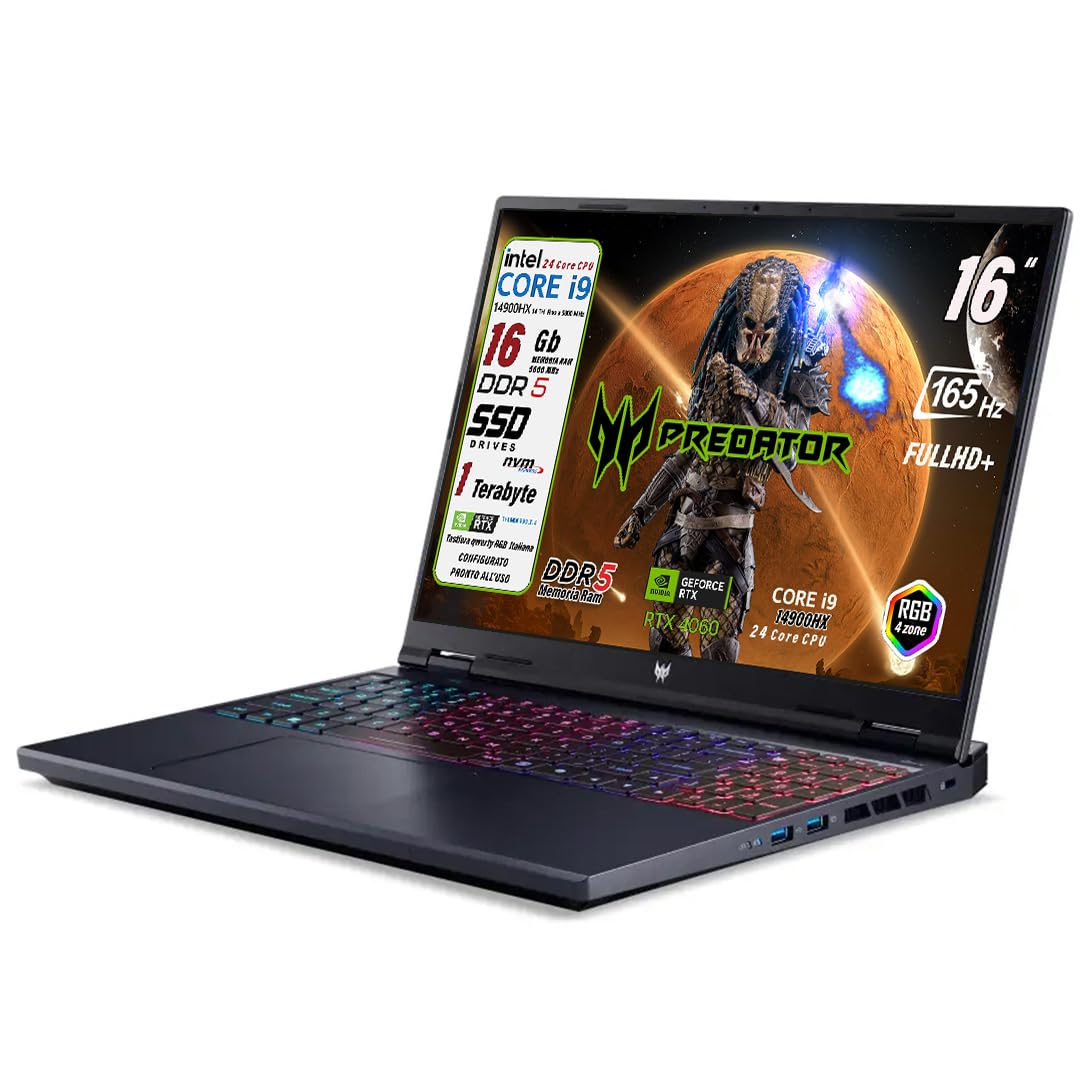 qui è il testo alt text SEO:

portatile gaming intel ultra 9-275x con 24 core e 64gb ram, schermo oled 16