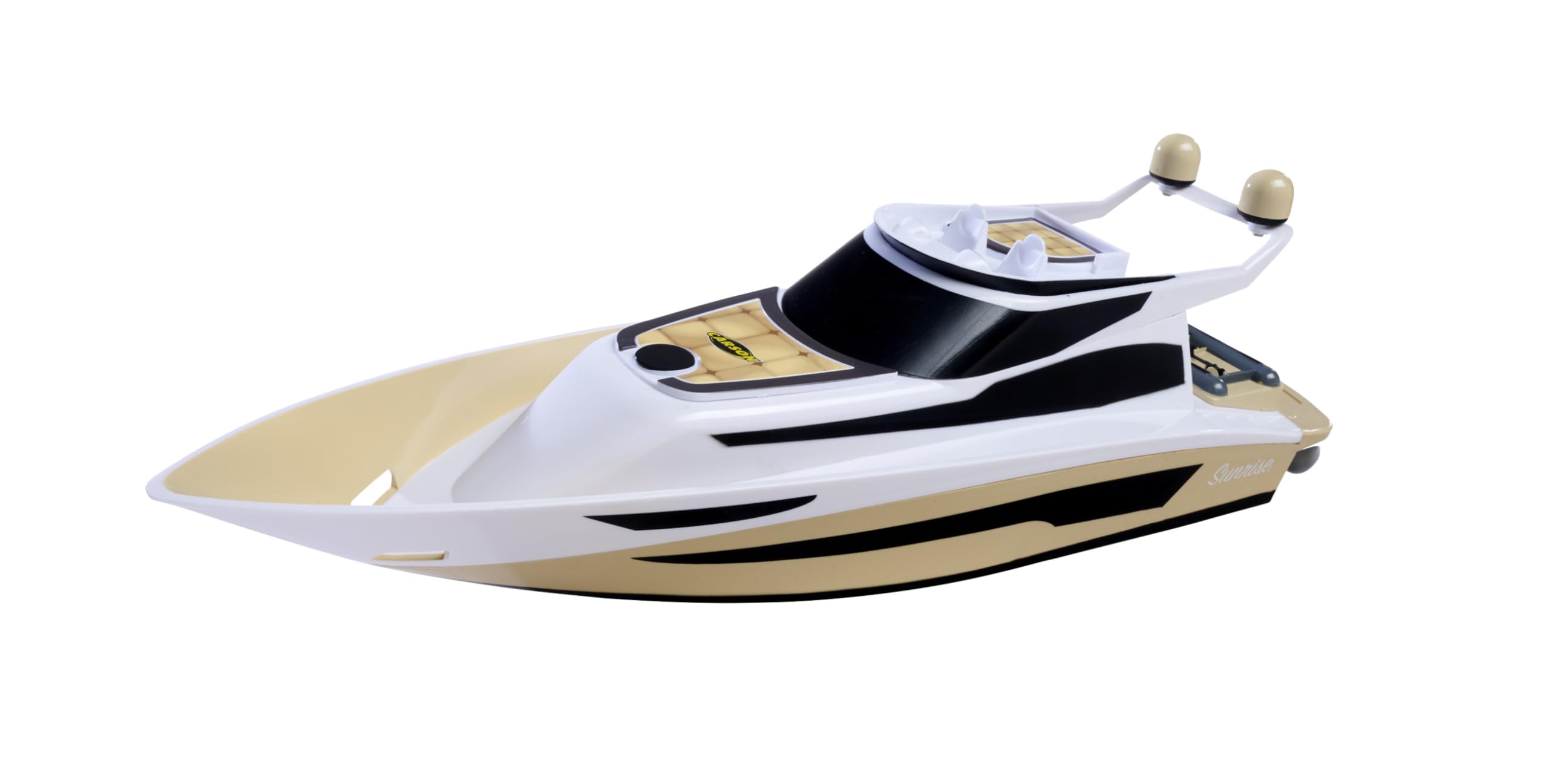 Carson 500108059 Yate RC Hurikan 2.4G 100% RTR - Barco teledirigido, Barco RC, Juguete teledirigido para niños y Adultos, Incluye Mando a Distancia
