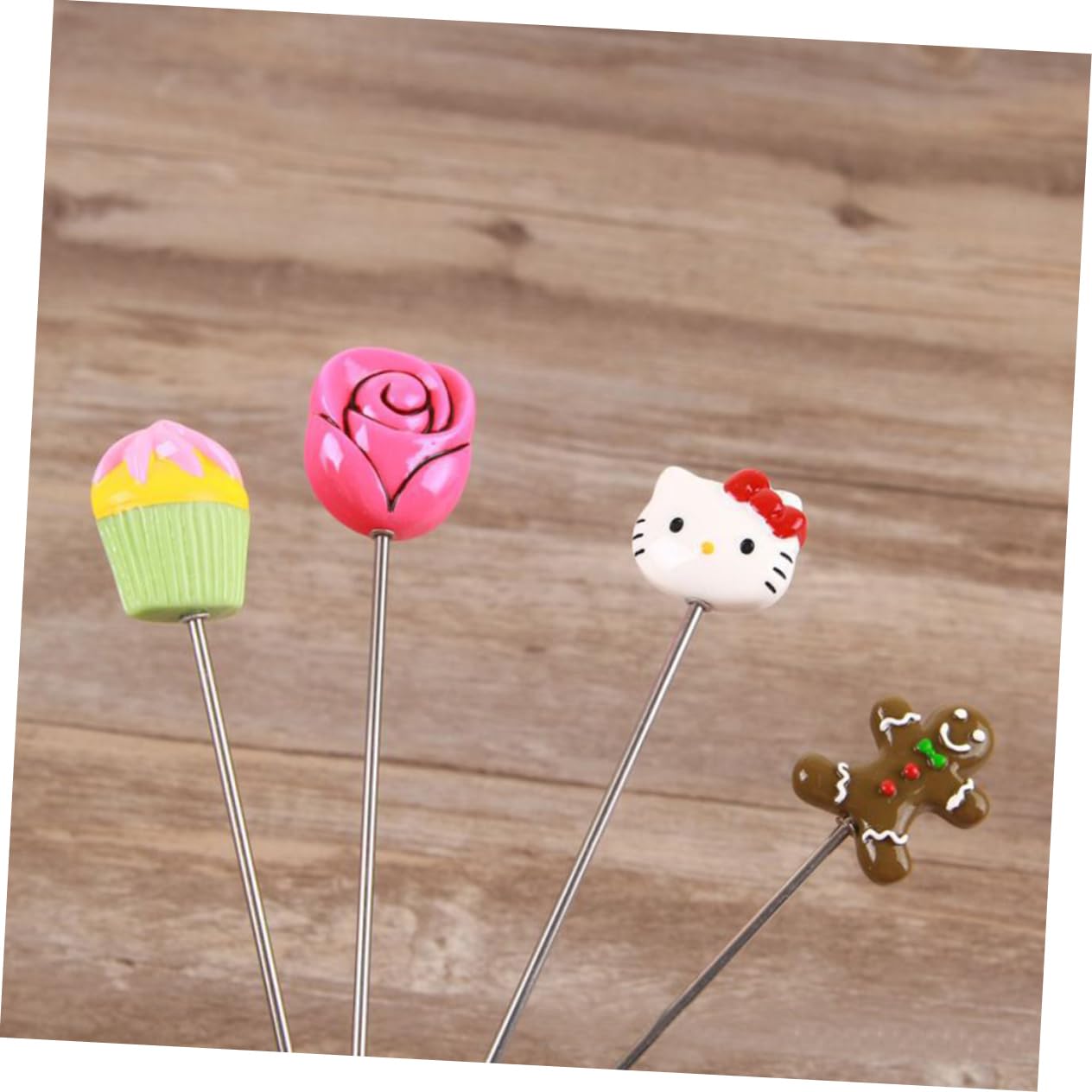 Cabilock Stainless Steel Cake Tester Needle Baking Tool for Cake and Muffin Testing Lightweight Design for for Fondant and Bread Green