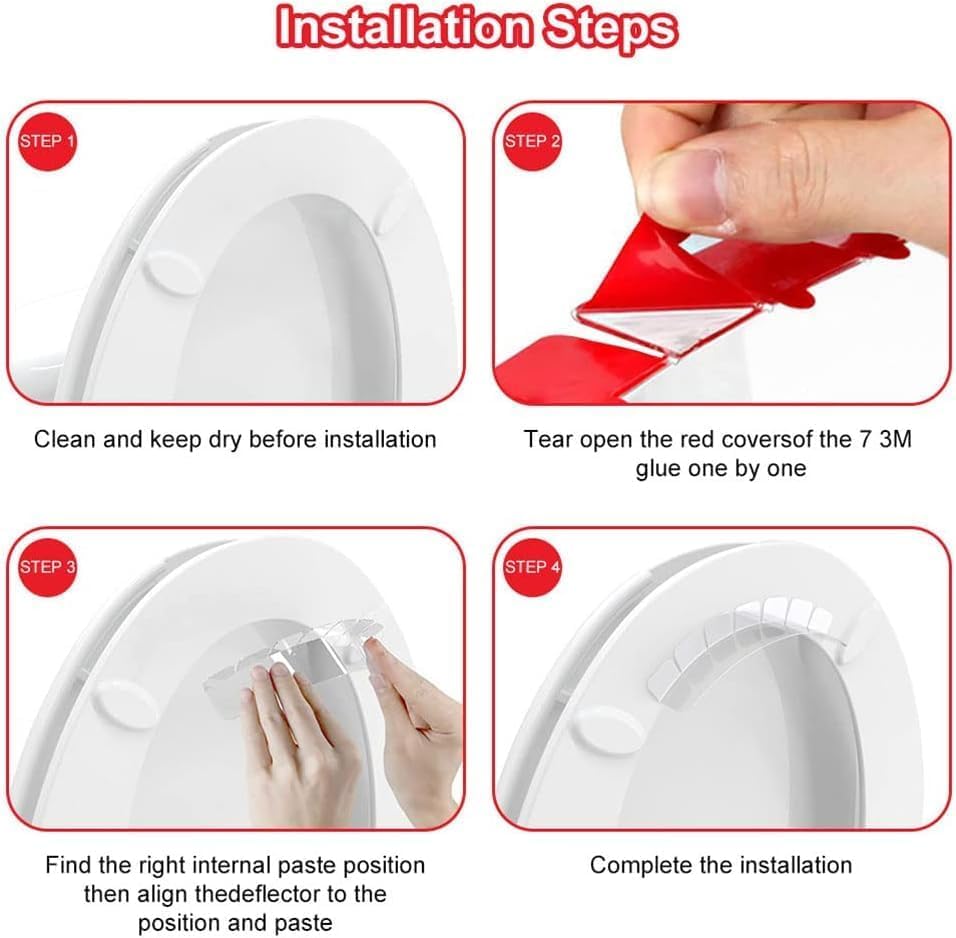 Toilettensitz Spritzschutz Transparent Töpfchentraining PIPI Spritzschutz Wasserdichter Urinabweiser für Kinder und Erwachsene