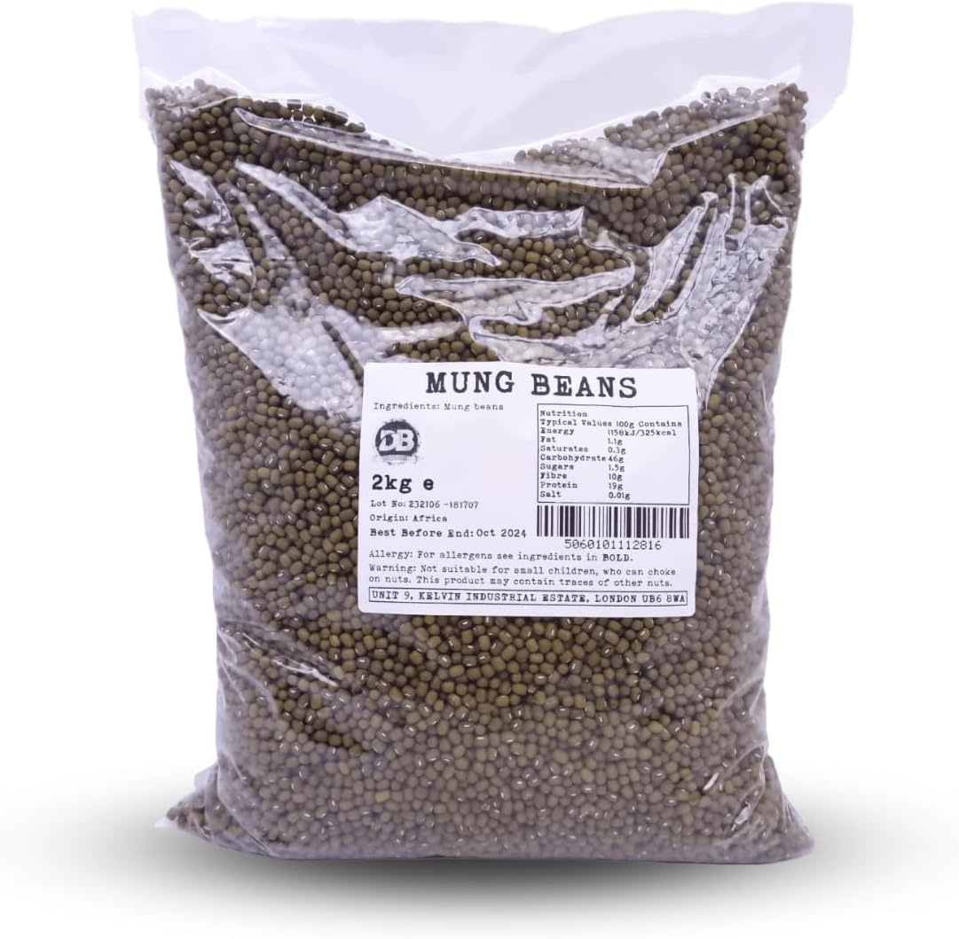 Mung Beans 2KG Vegan Protein & Multivitamins Vegan Protein Mung Beans For Sprouting Mung