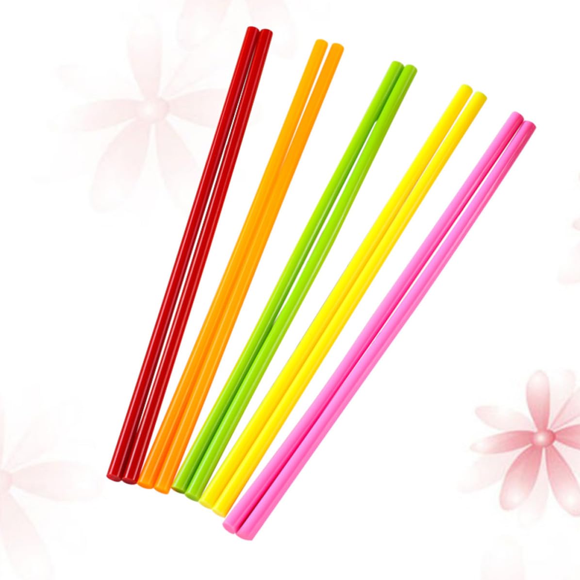 100pcs Hot Glue Sticks, Colorful Thermoplastic Resin