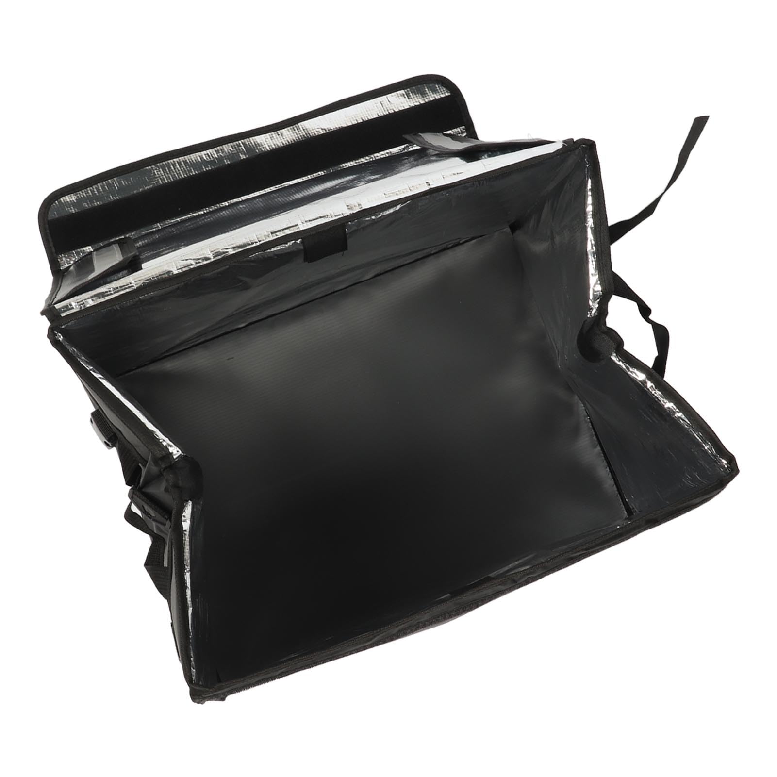 Borsa termica per alimenti, grande, impermeabile, con eccellente isolamento per pasti caldi e freddi, in tessuto Oxford, N. 414, 80L, casual