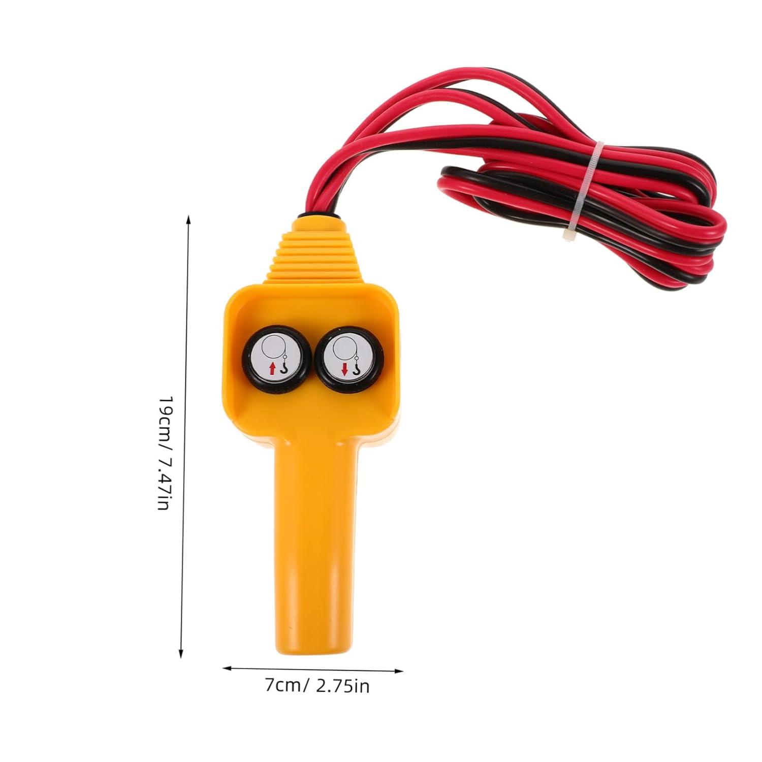 NUOBESTY Reliable Plastic Winch Switch Replacement for Electric Winch Remote Control Handle Assembly for Vehicle Mounted Cranes and Hoists Stable Relay Technology Easy to Use Control Saving