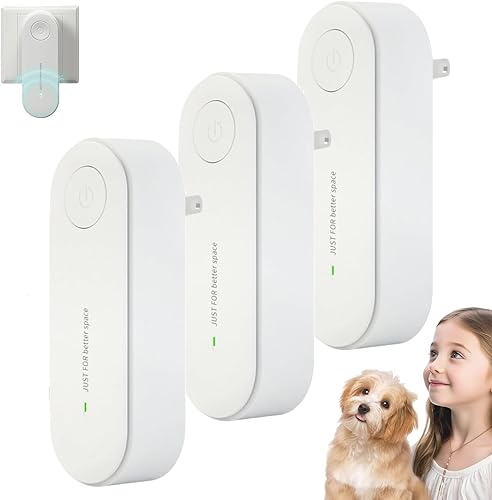 Miniatura 10 de Purificador de aire, purificador de aire enchufable, purificador de aire portátil para el hogar, diseño silencioso y liberación automática Blanco,2