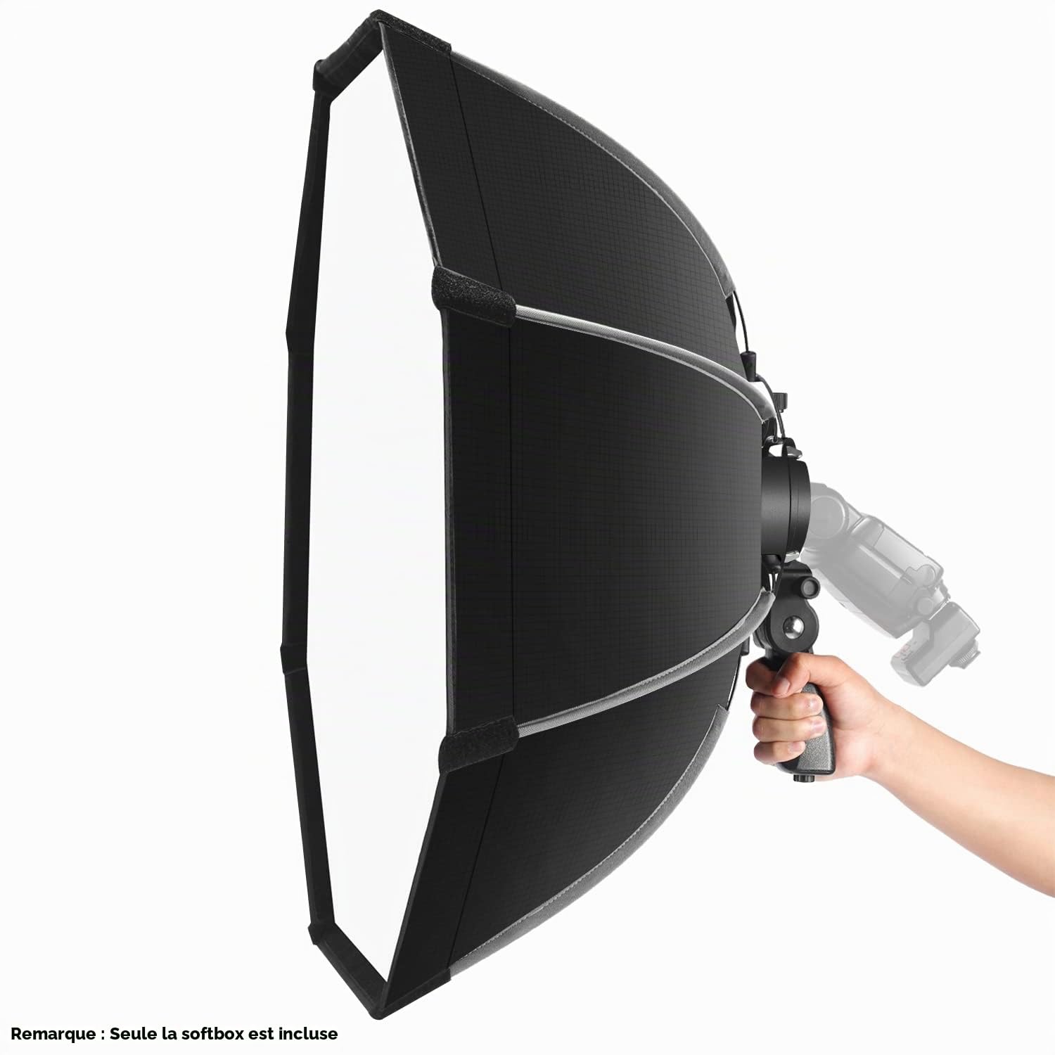 NEEWER Boîte à lumière octogonale de 65 cm avec Fermeture Rapide, Support de Type S, Sac de Transport, Compatible avec NEEWER TT560 NW561 NW600 NW620 NW700 NW-670 750II et Q3 AD200Pro Flash