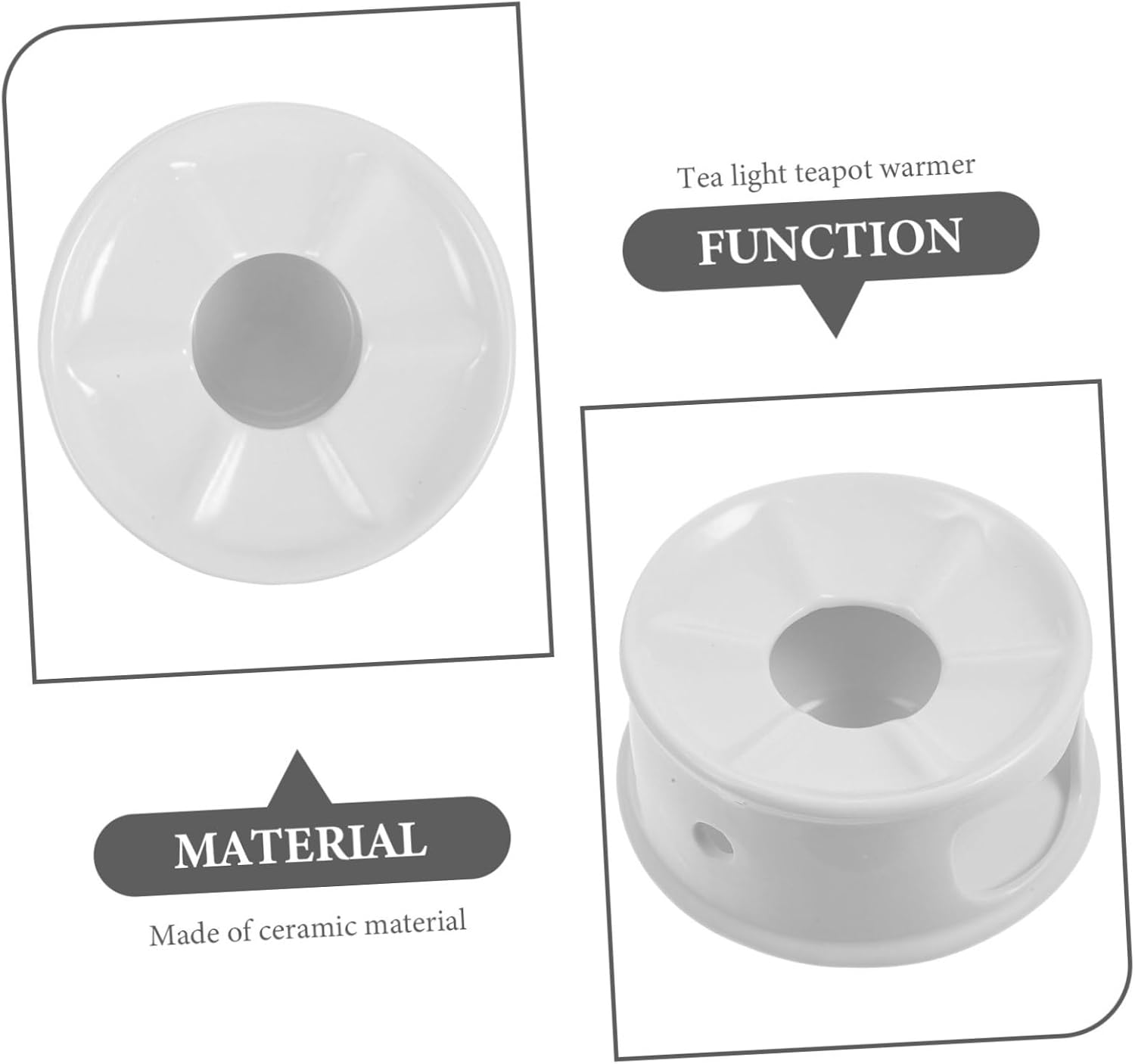 PRETYZOOM Heating Base Tea Kettle Teapot Holder Warmer Teapot Warmer Stand Tea Pot Heater Insulation