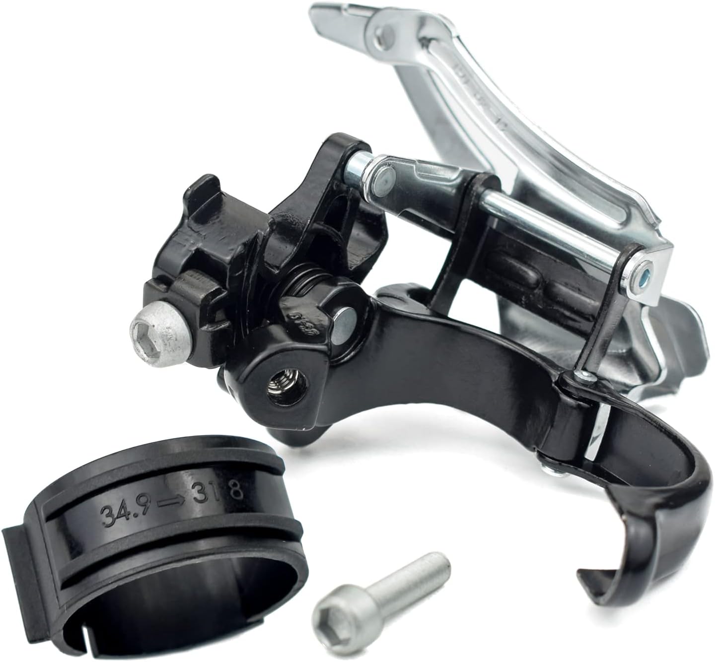 VG SPORTS 2/3 Speed Front Derailleurs Compatible with top or Bottom Routing for Road Bike MTB BMX with Adjust Clamp