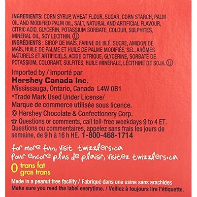 TWIZZLERS Licorice Candy, Strawberry Twizzelators, 24 Count