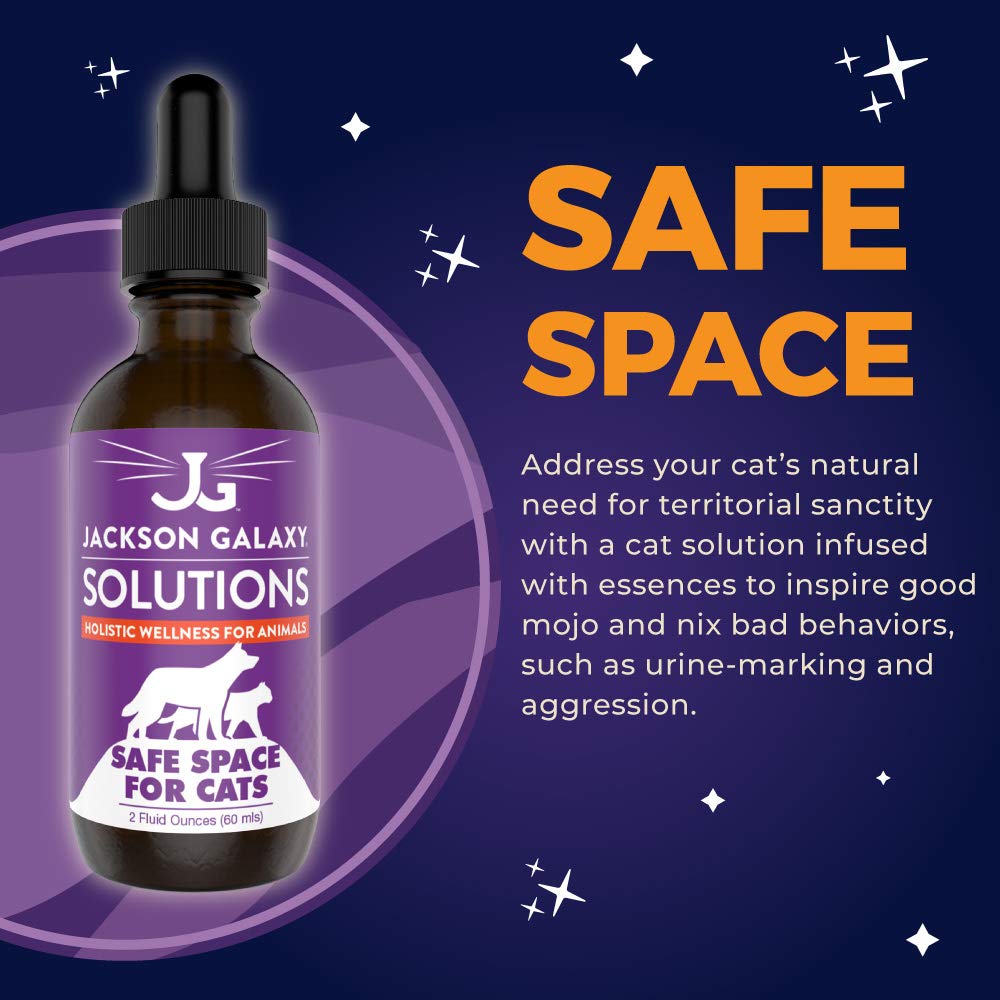 Jackson Galaxy Safe Space for Cats (2 oz.) Cat Solution Promotes