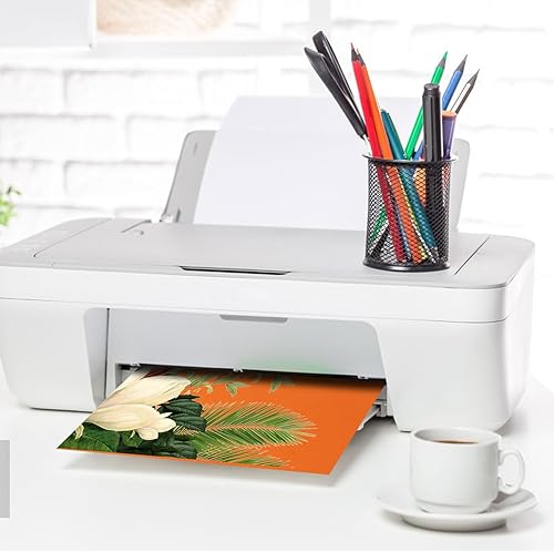 Miniatura 4 de 200 hojas de papel de color de 8.3 x 11.7 pulgadas (8.82 ozm) de color A4, papel de construcción, 10 colores surtidos para manualidades, tarjetas,