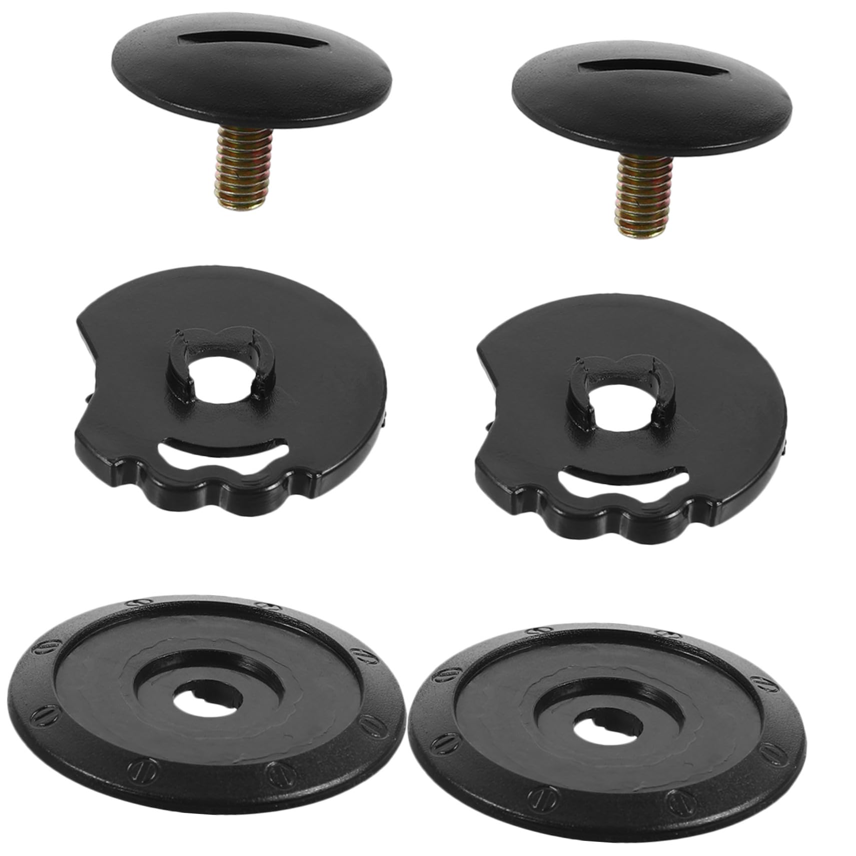 Base mecanismo casco moto visera repuesto universal duradero kit de 6 piezas 8