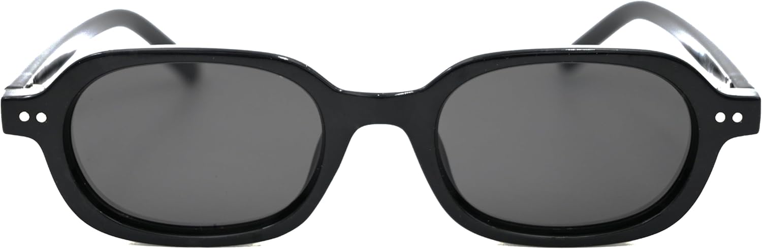 Kursan Small Face Oval Sunglasses Retro Fashion Plastic Frame UV Protection Glasses Shades - Image 2