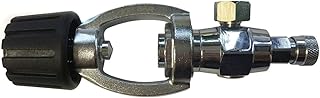 H2Odyssey Air Filler Yoke Assembly - Stainless Steel Scuba Diving Quick Disconnect Filling Adapter Silver
